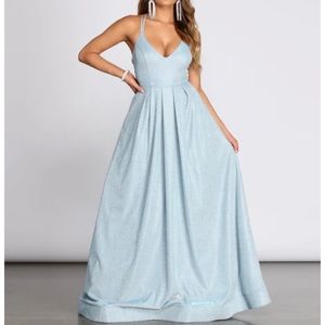 Beautiful blue ball gown!